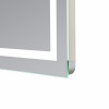 Зеркало Qtap Mideya (MI1) 800x800 с LED-подсветкой Touch, с антизапотеванием, диммером, рег. яркости QT2078NCF808048477 — фото 5