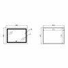 Зеркало Qtap Cardinal (CA1) 800х600 с LED-подсветкой Touch, с антизапотеванием, с диммером, рег. темп. цвета (3000-6500K) QT0478C8060 — фото 2
