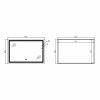Дзеркало Qtap Cardinal (CA2) 1200х800 з LED-підсвічуванням Touch, з антизапотіванням, з димером, рег. темп. кольору (3000-6500K) QT0478C1208048454 — фото 2