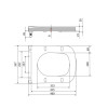 Qtap Сиденье для унитаза (Crow 640) 460x350x47 мм, White, с микролифтом, Slim Duroplast, Quick Release QTSC179W48700 — фото 2